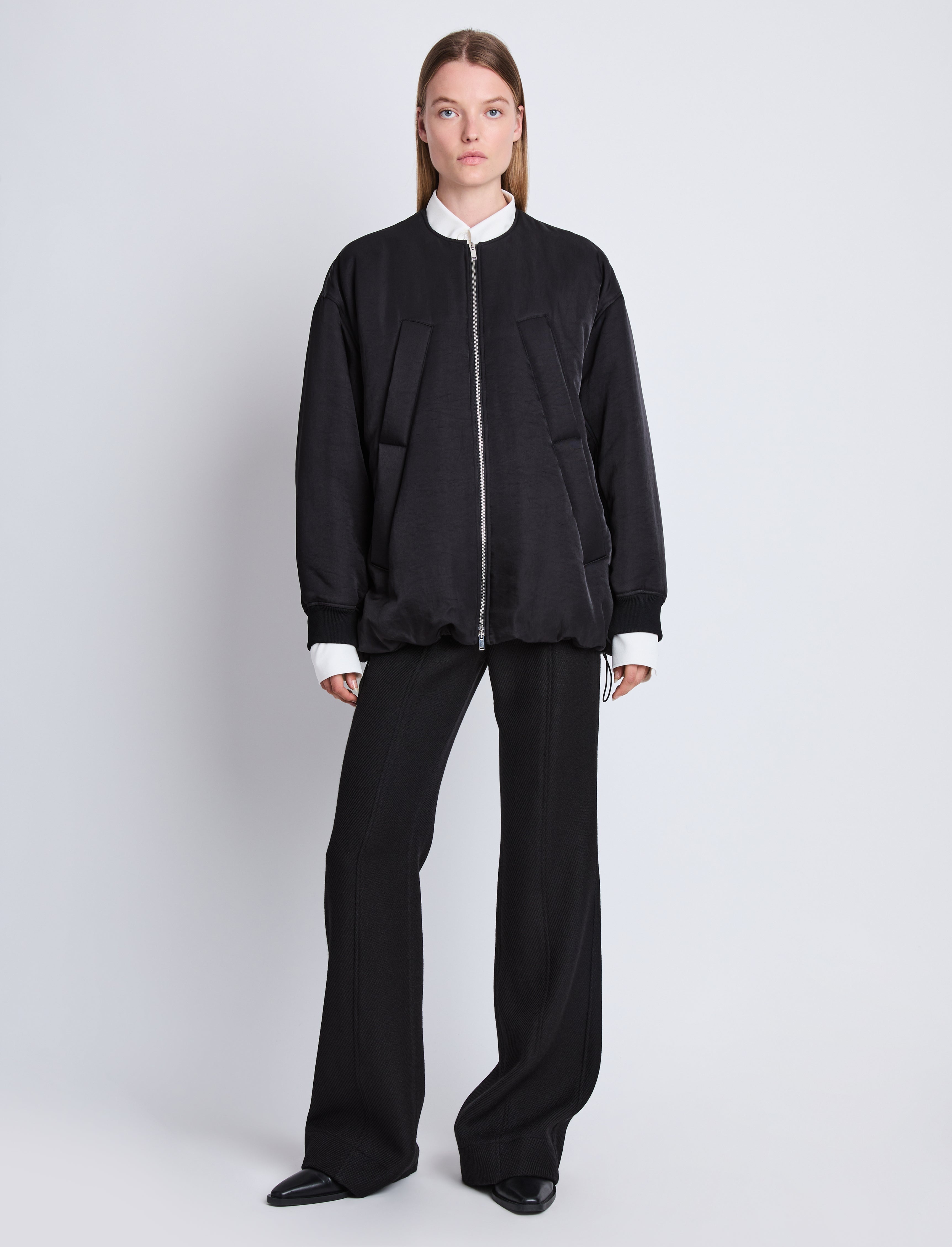 Ray Bomber in Recycled Nylon Twill - 7