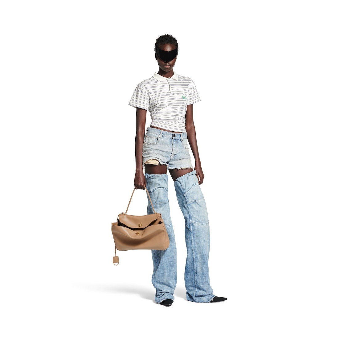 Women's Rodeo Medium Handbag in Latte - 7