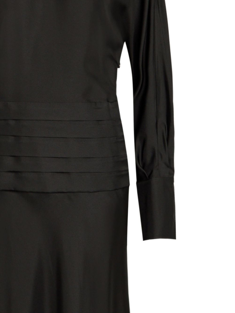RÓHE pleat long-sleeve dress outlook
