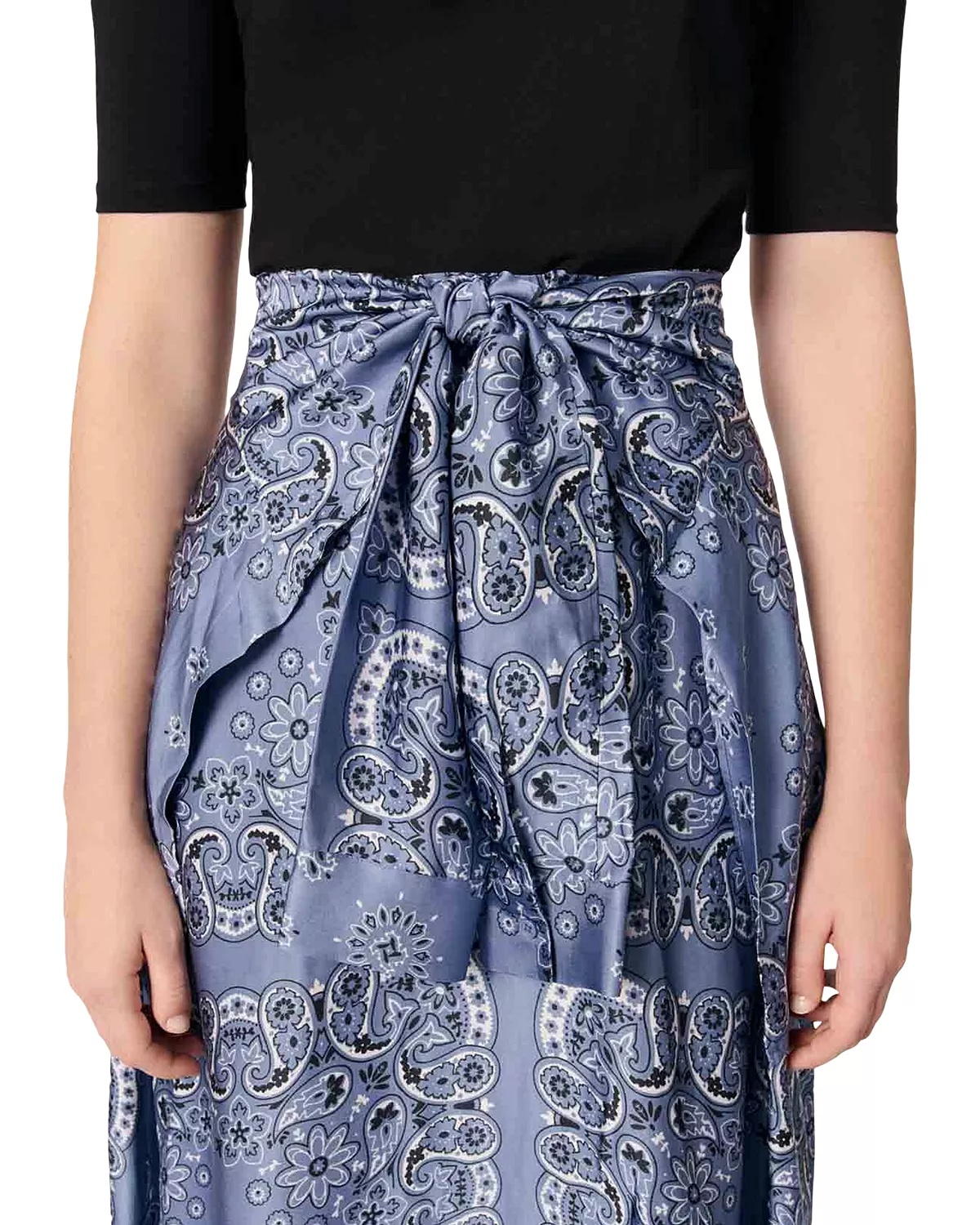Layered Effect Patterned Dress - 6