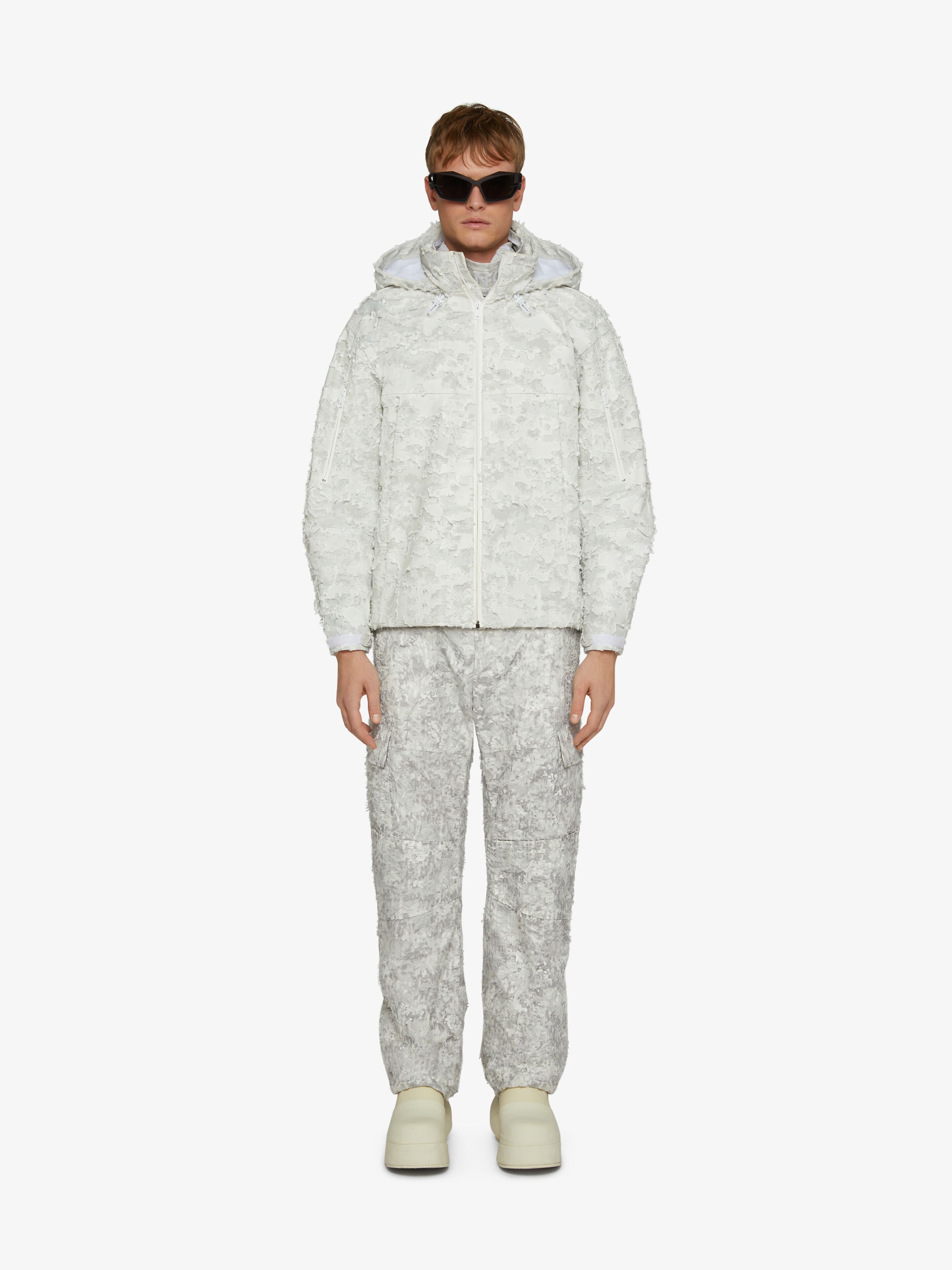 DESTROYED WINDBREAKER IN MIXED COTTON - 2