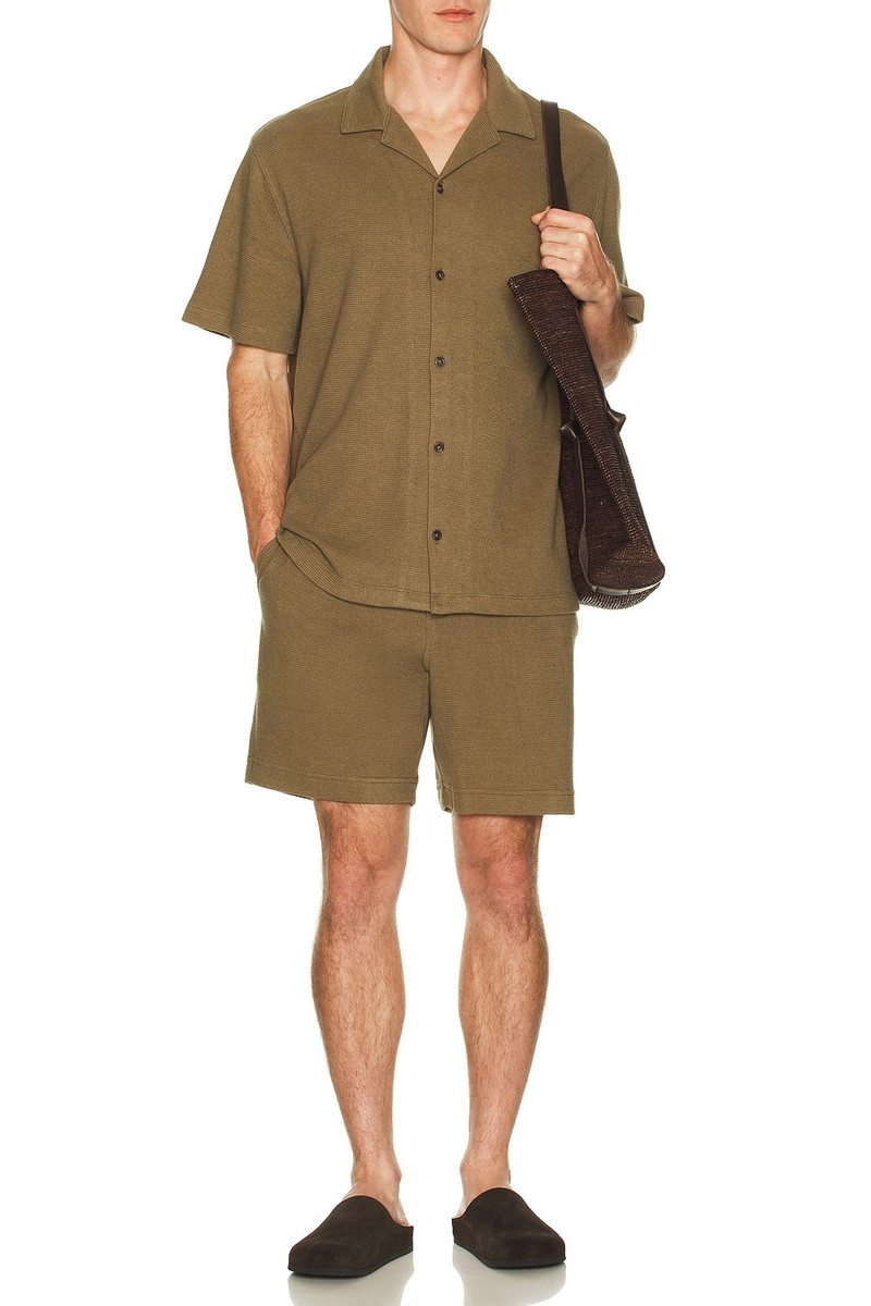 Vince Boucle Cabana Short Sleeve Shirt outlook