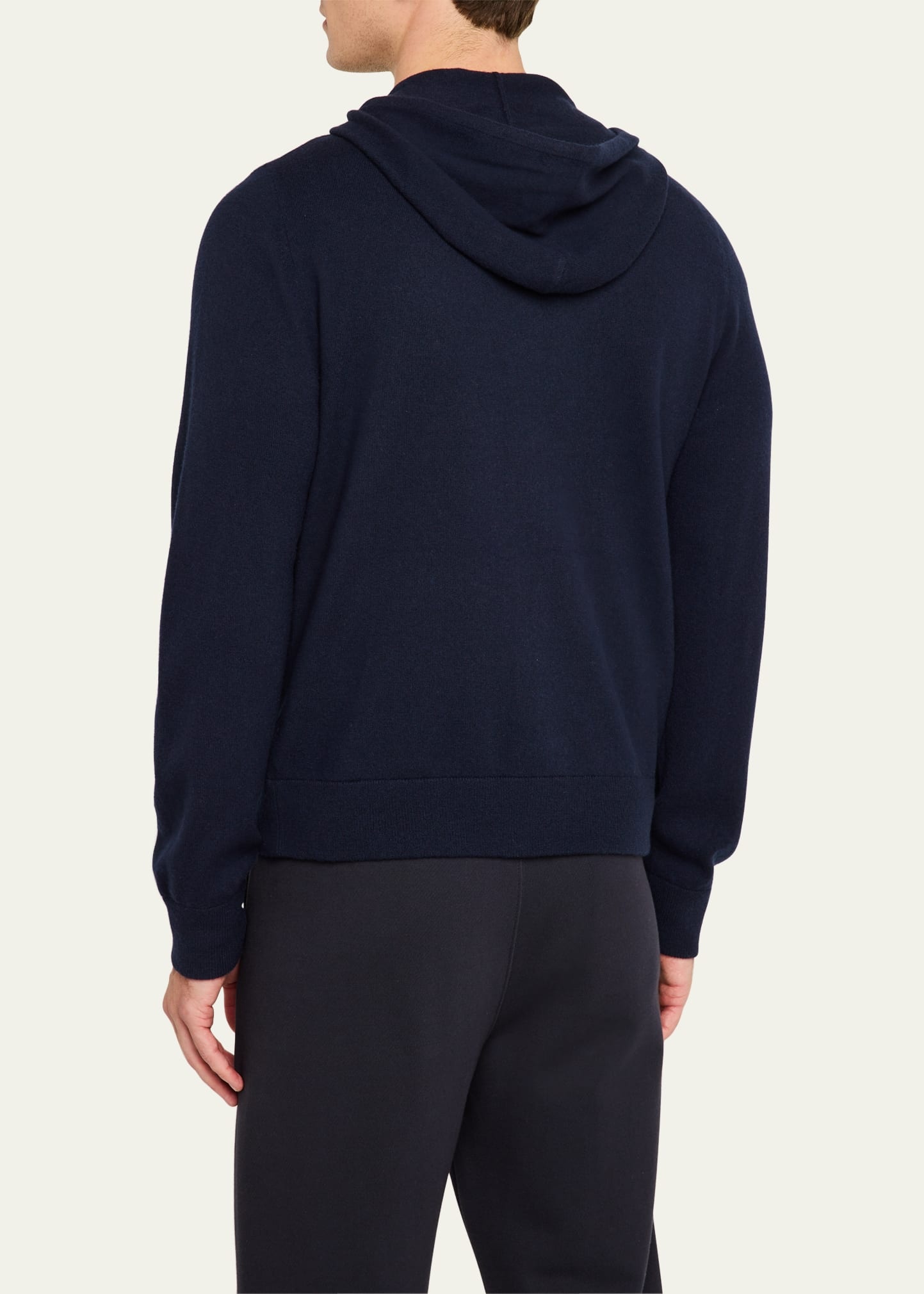 Men's Wool-Cashmere Jersey Spa Hoodie - 3