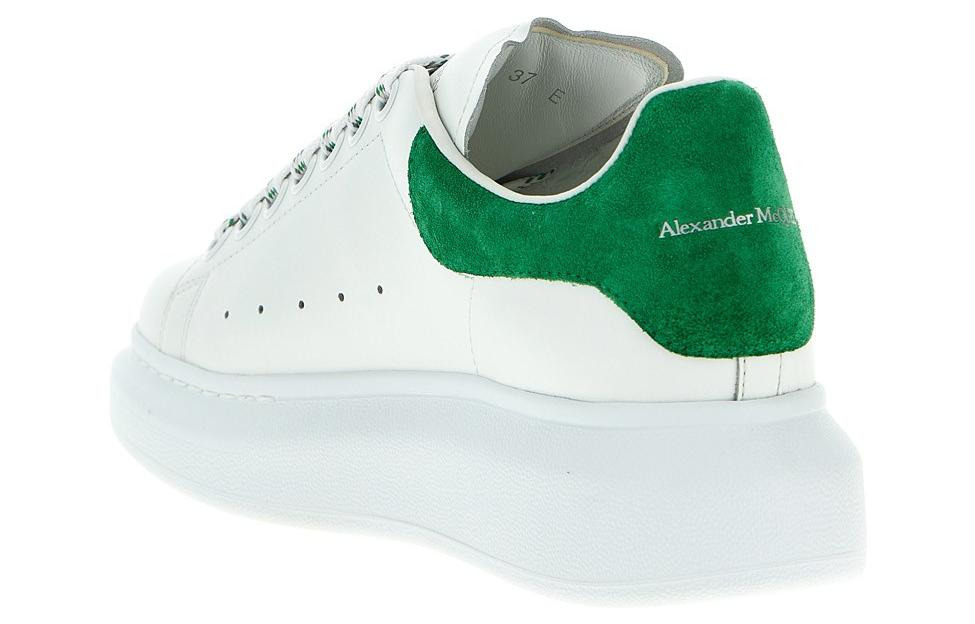 (WMNS) Alexander McQueen Oversized Sneaker 'Green White' 718139WIBN28846 - 3