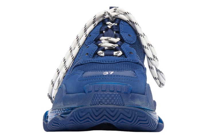 (WMNS) Balenciaga Triple S 'Clear Sole Navy' 544351W2CE14107 - 3