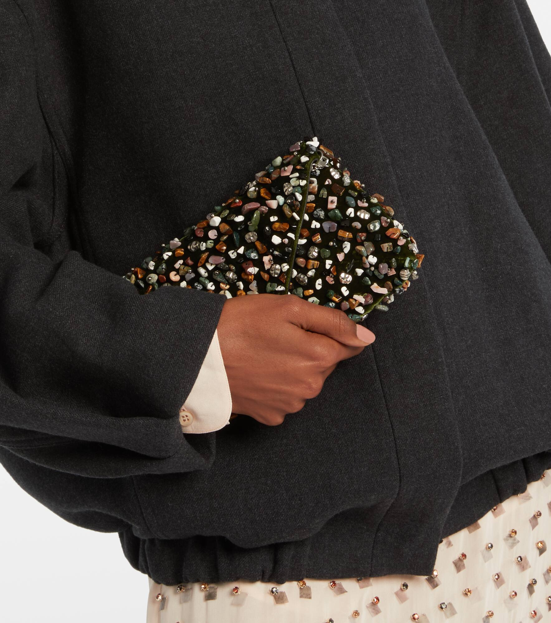 Envelope embellished clutch - 2