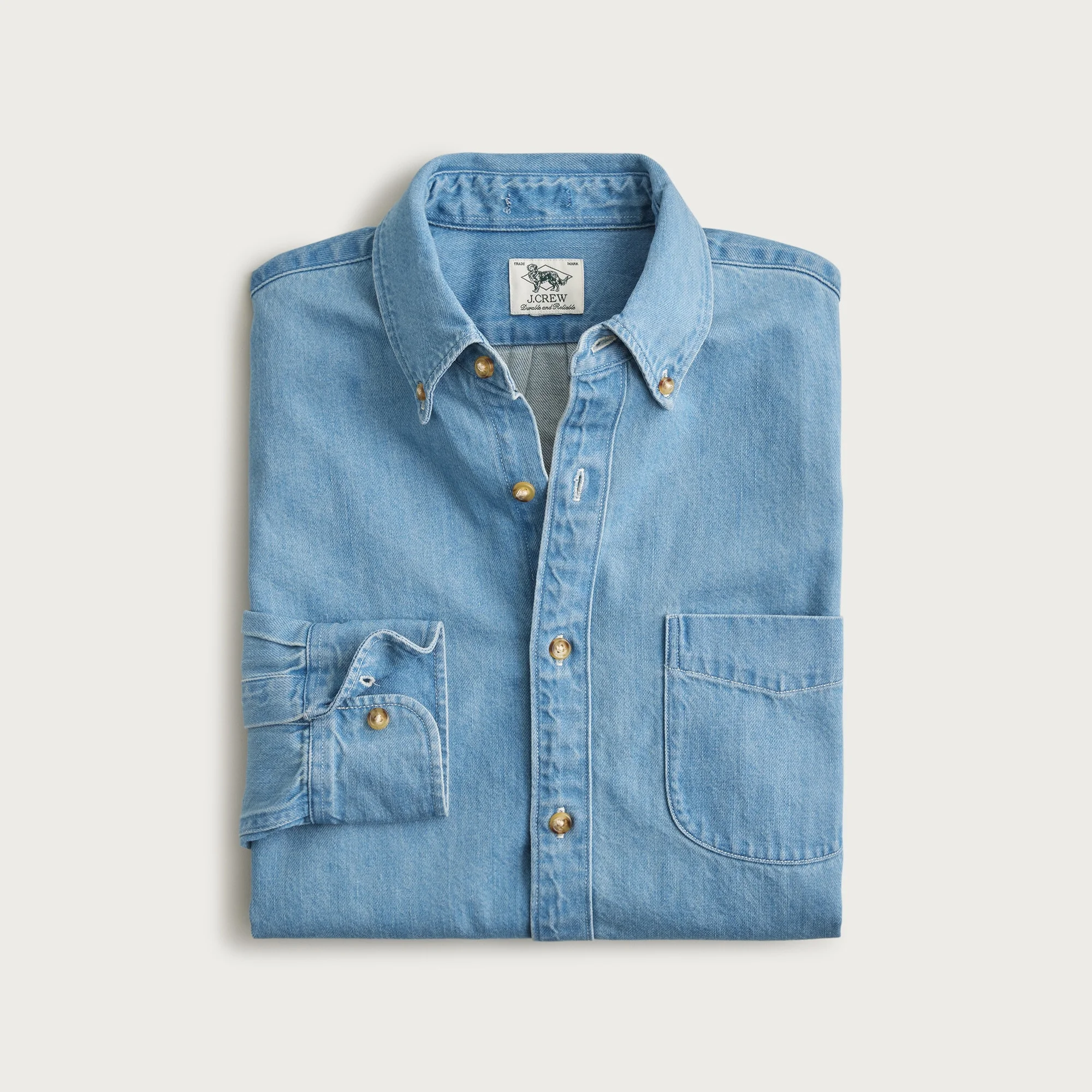 Midweight denim shirt - 1