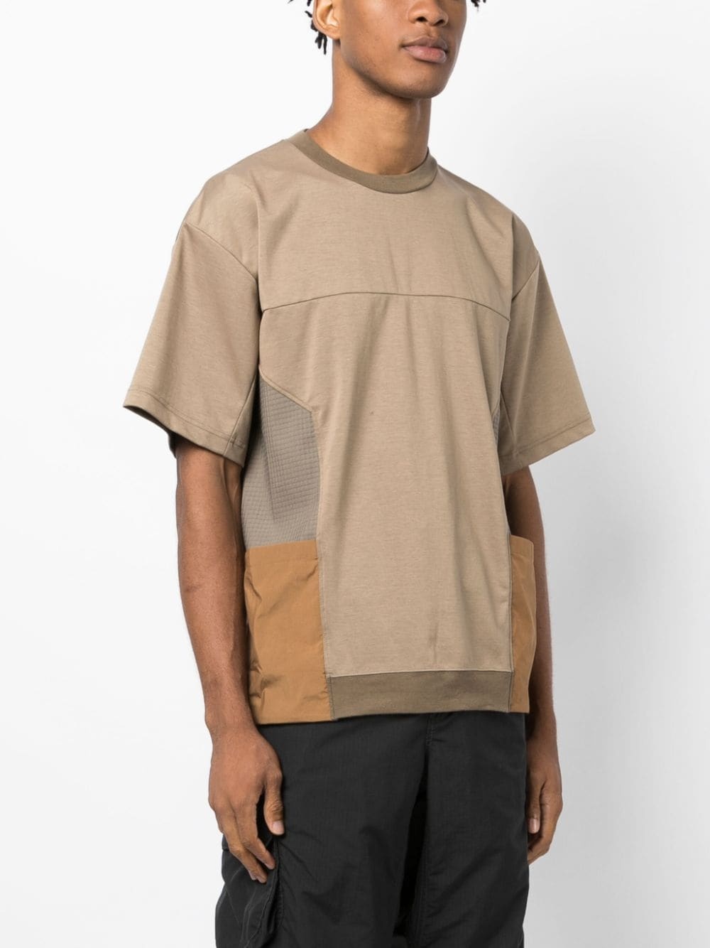 side-pockets crew-neck T-shirt - 3