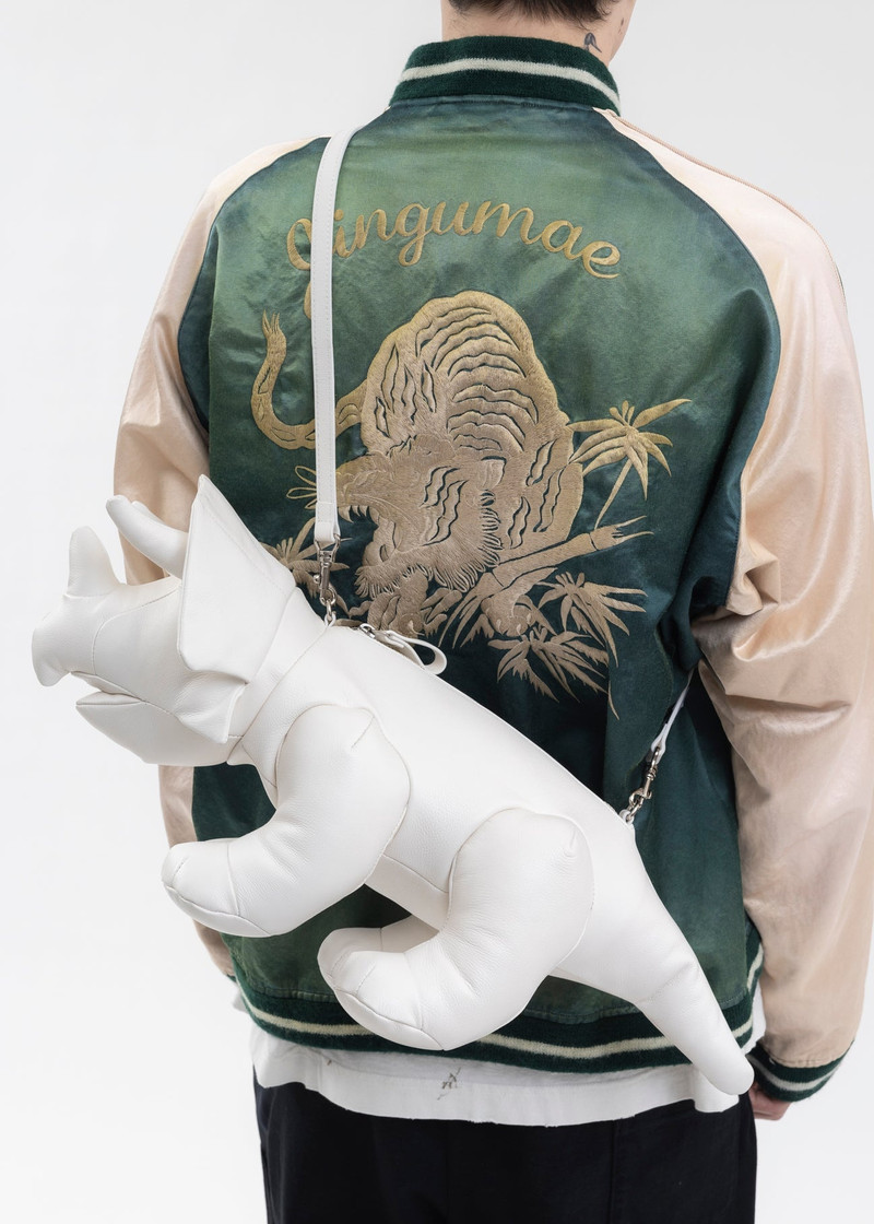 Maison MIHARAYASUHIRO WHITE TRICERATOPS  BAG outlook