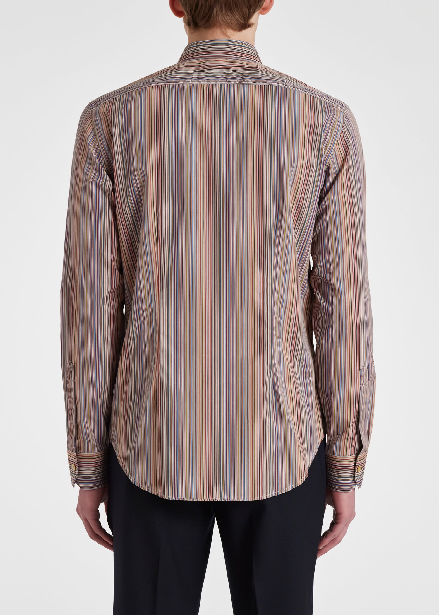 Slim-Fit 'Signature Stripe' Shirt - 5