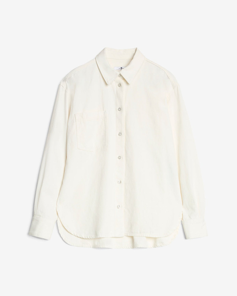 Linen Blend Easy Shirt in Ostuni 1