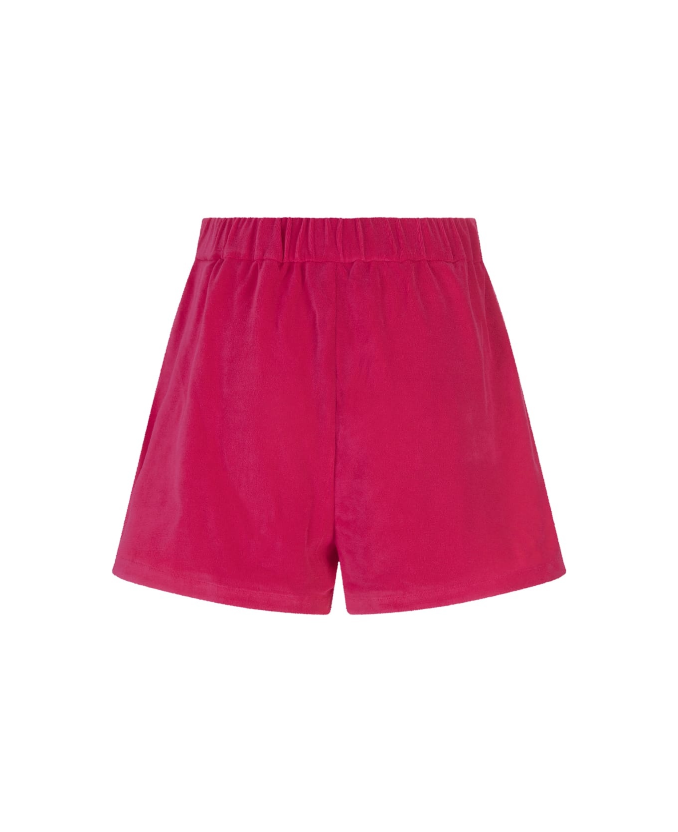 Fuchsia Terry Shorts - 2