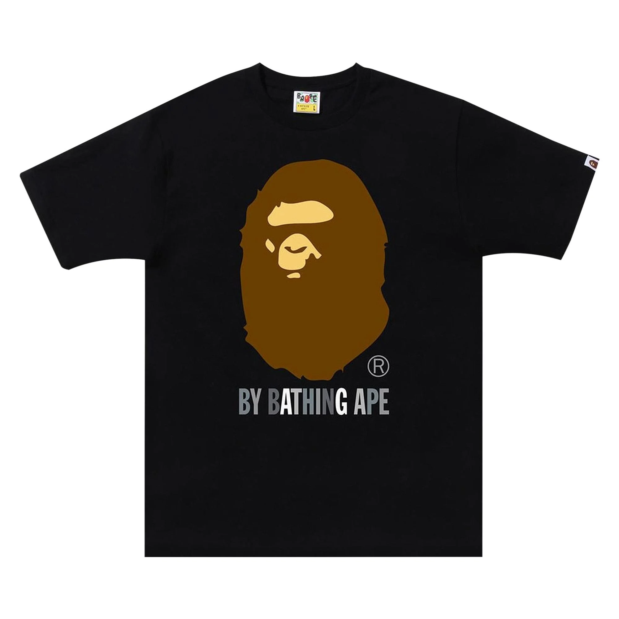 BAPE Colors By A Bathing Ape Tee 'Black/Black' - 1