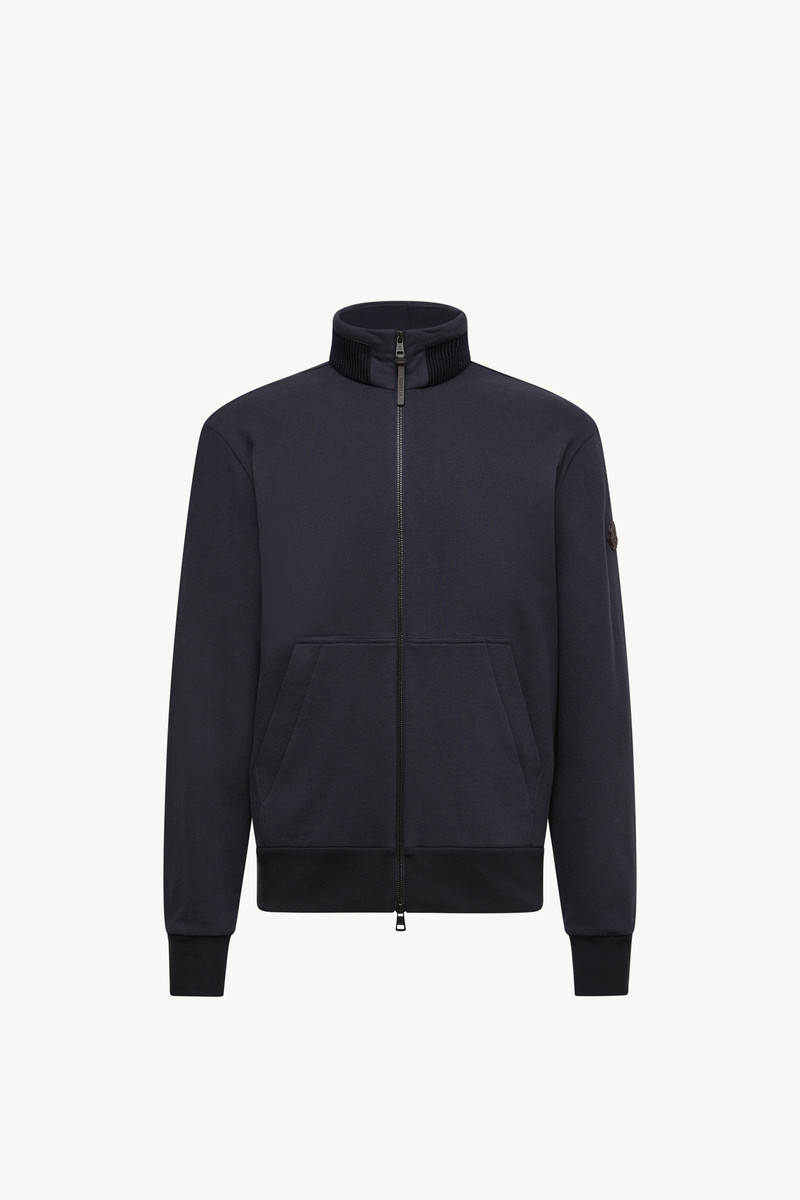Cotton & Cashmere Zip-Up Sweatshirt 1