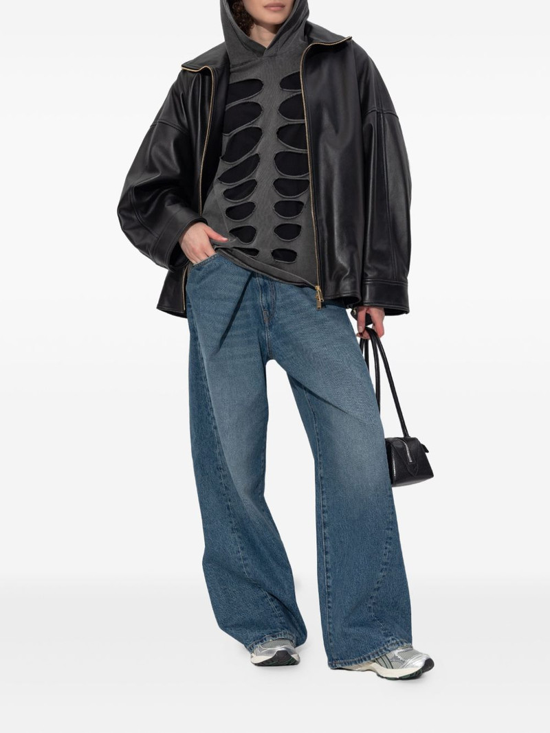 AVAVAV cut-out hooded T-shirt outlook