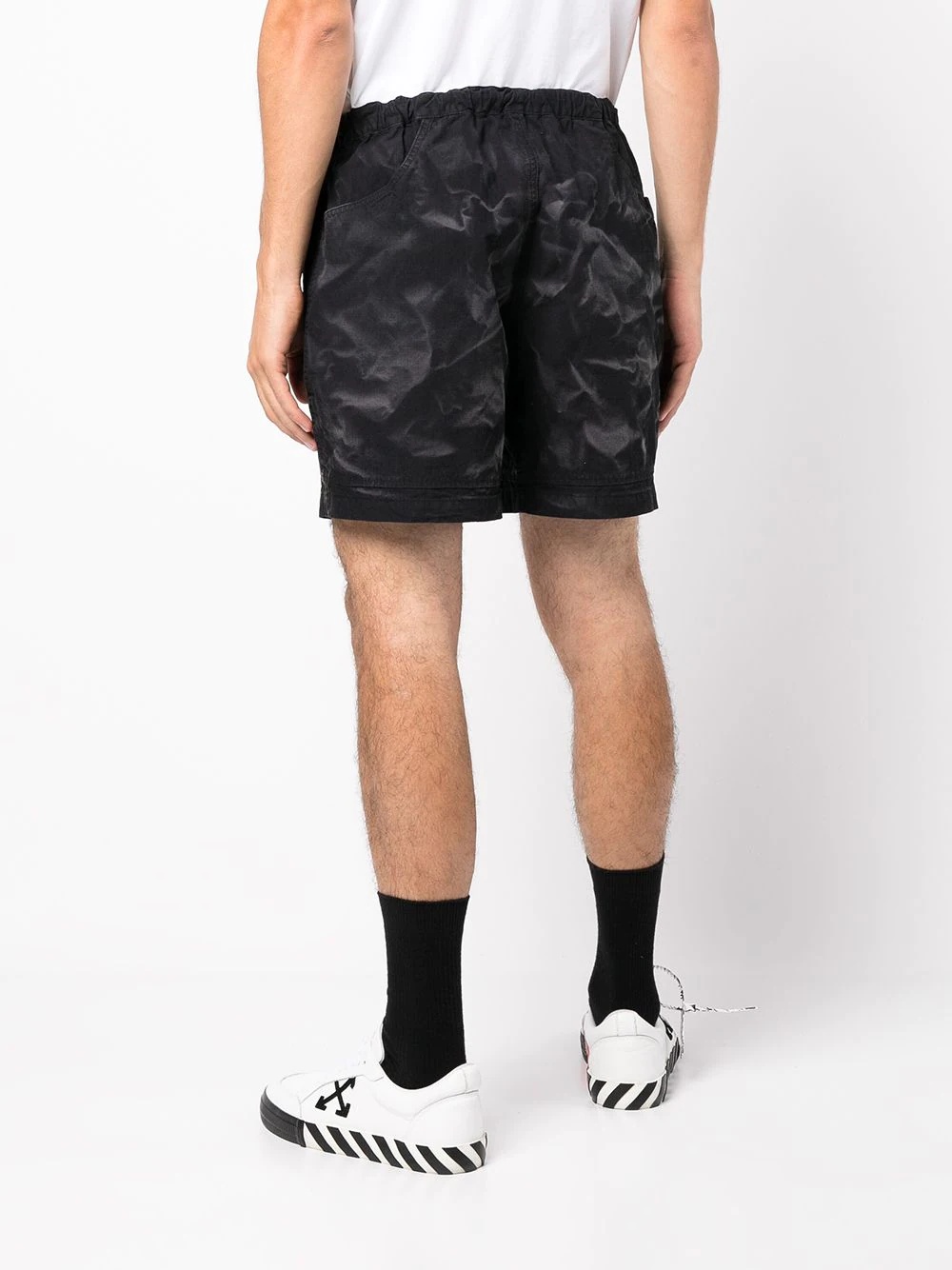 patterned track shorts - 4