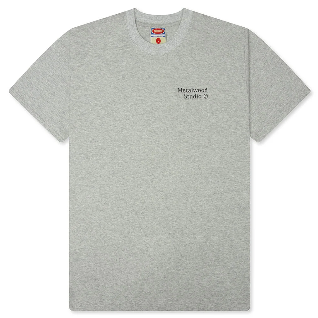 CAPTCHA T-SHIRT - HEATHER GREY - 1