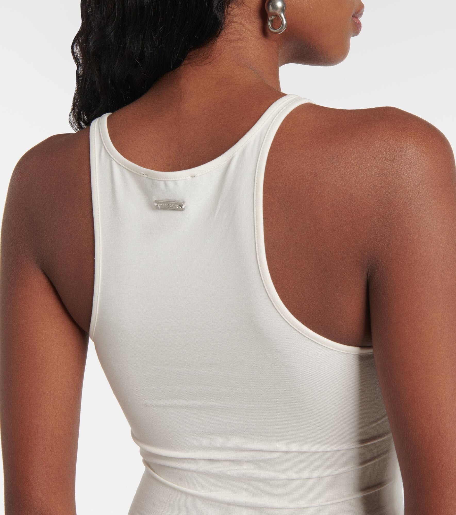 Embellished cotton bodysuit - 6