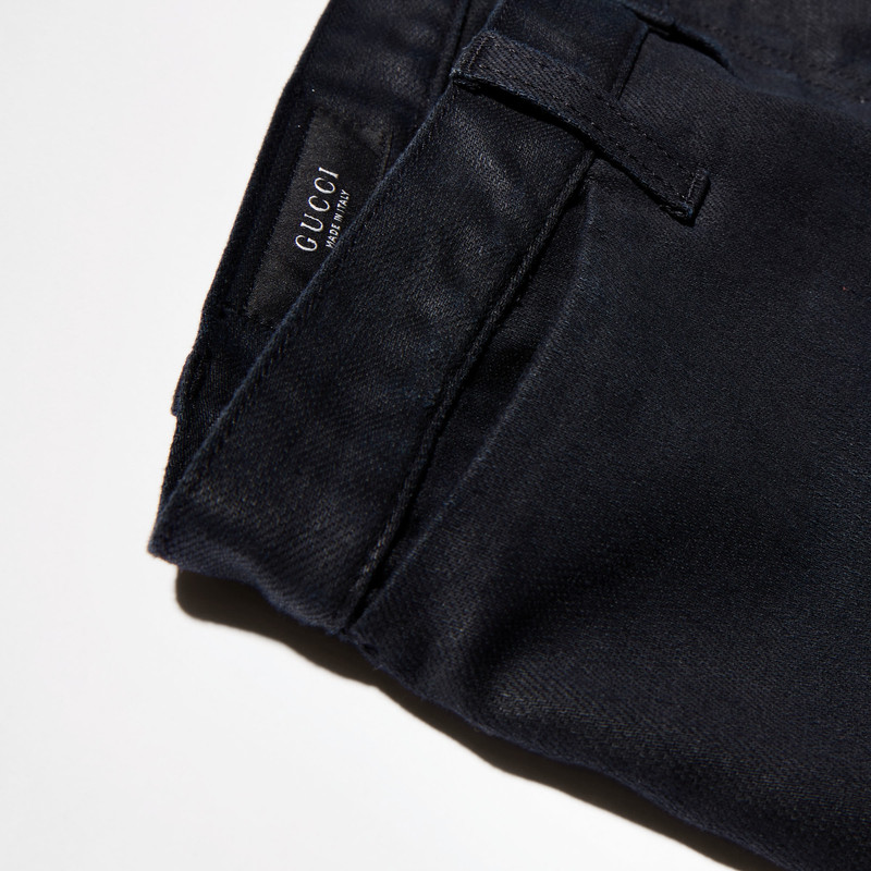 Cotton denim pants 6
