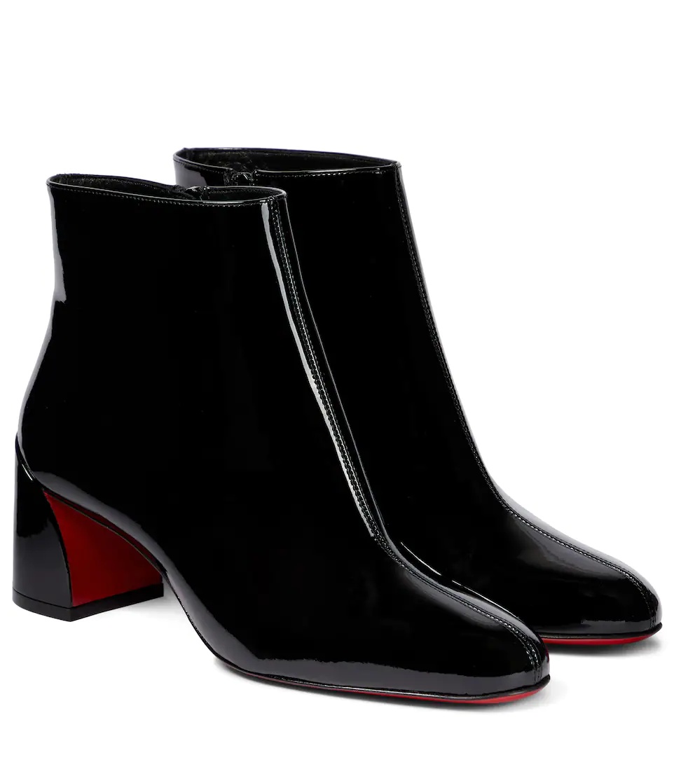 Turela 55 patent leather ankle boots - 1