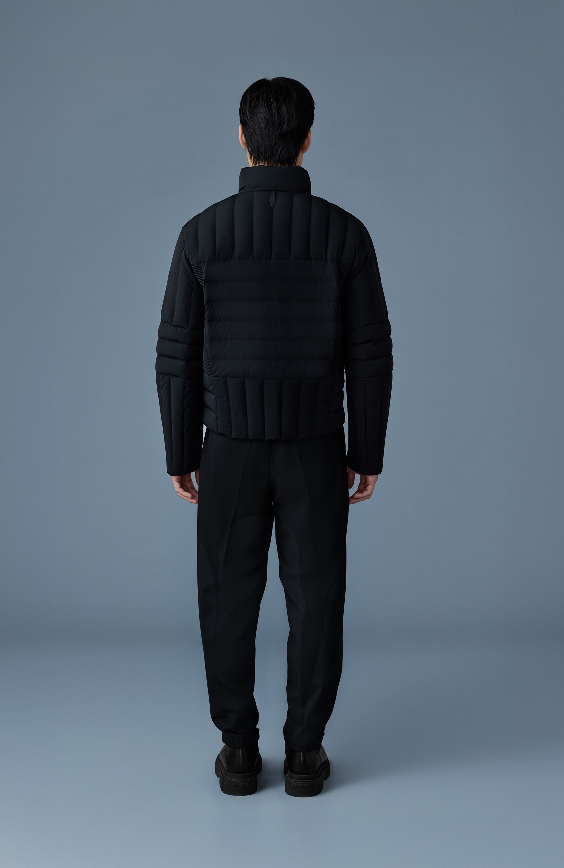 TRAVIS Perpendicular channel quilt down jacket - 4