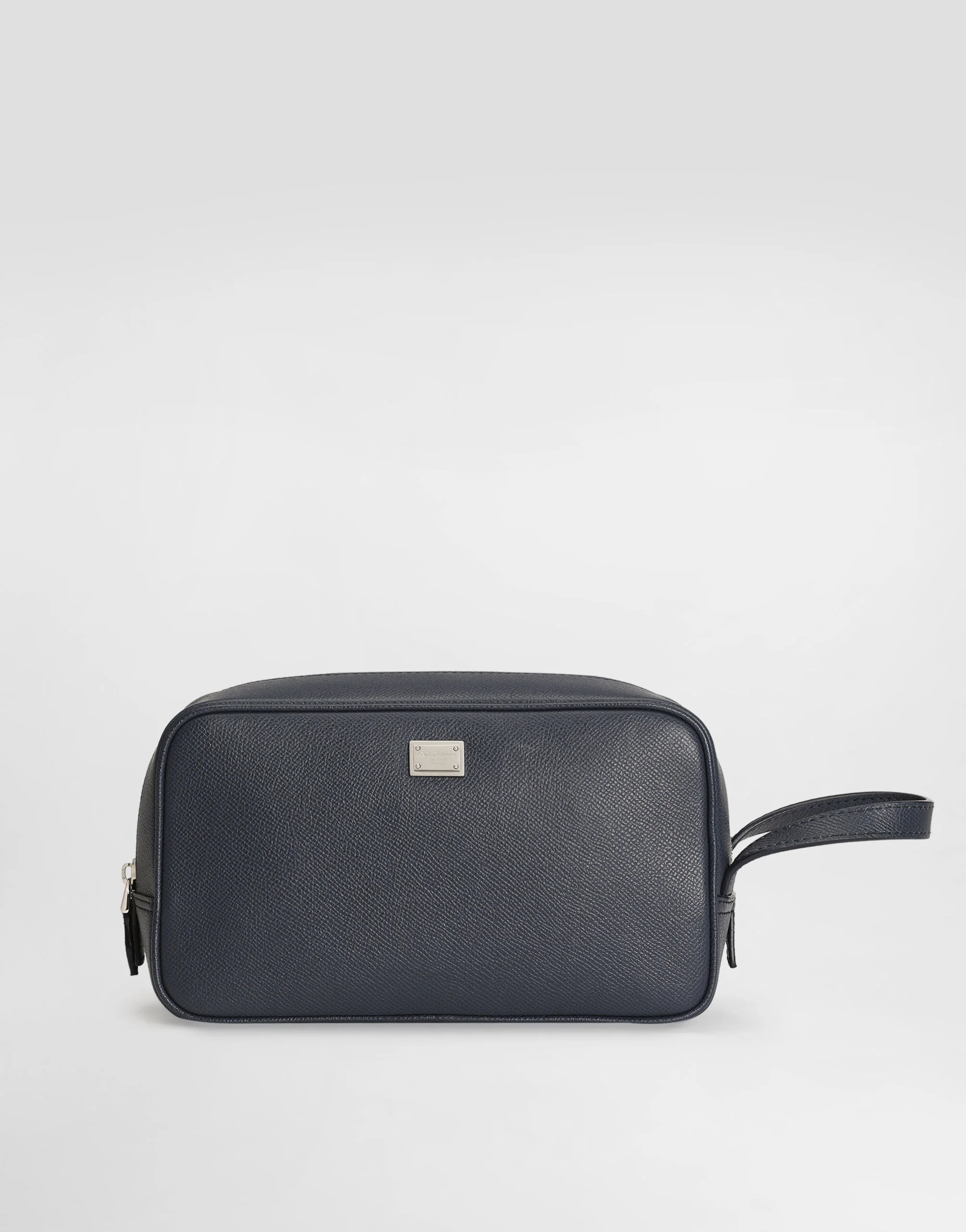 Toiletry bag in calfskin leather - 1