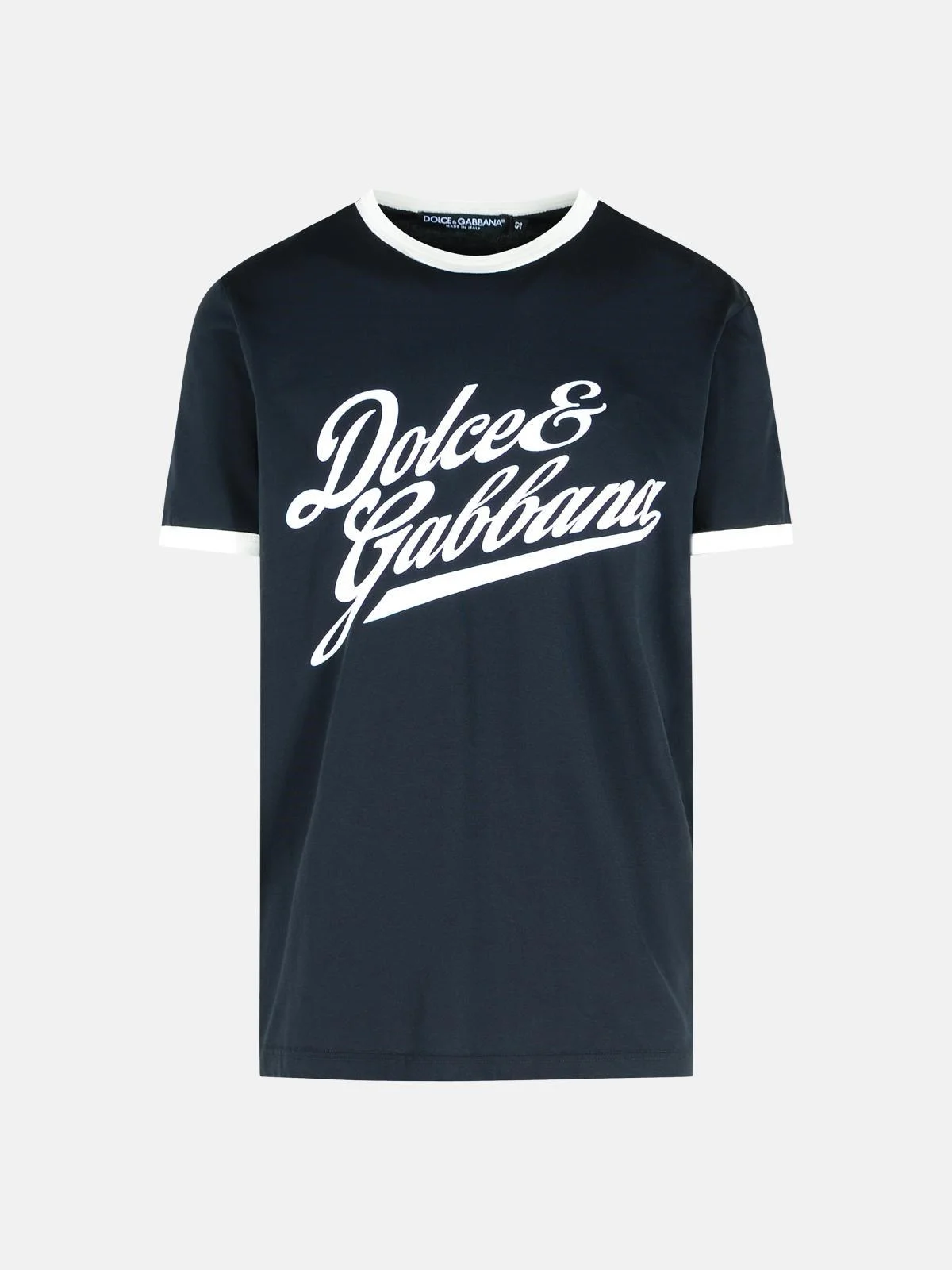 NAVY COTTON T-SHIRT - 1