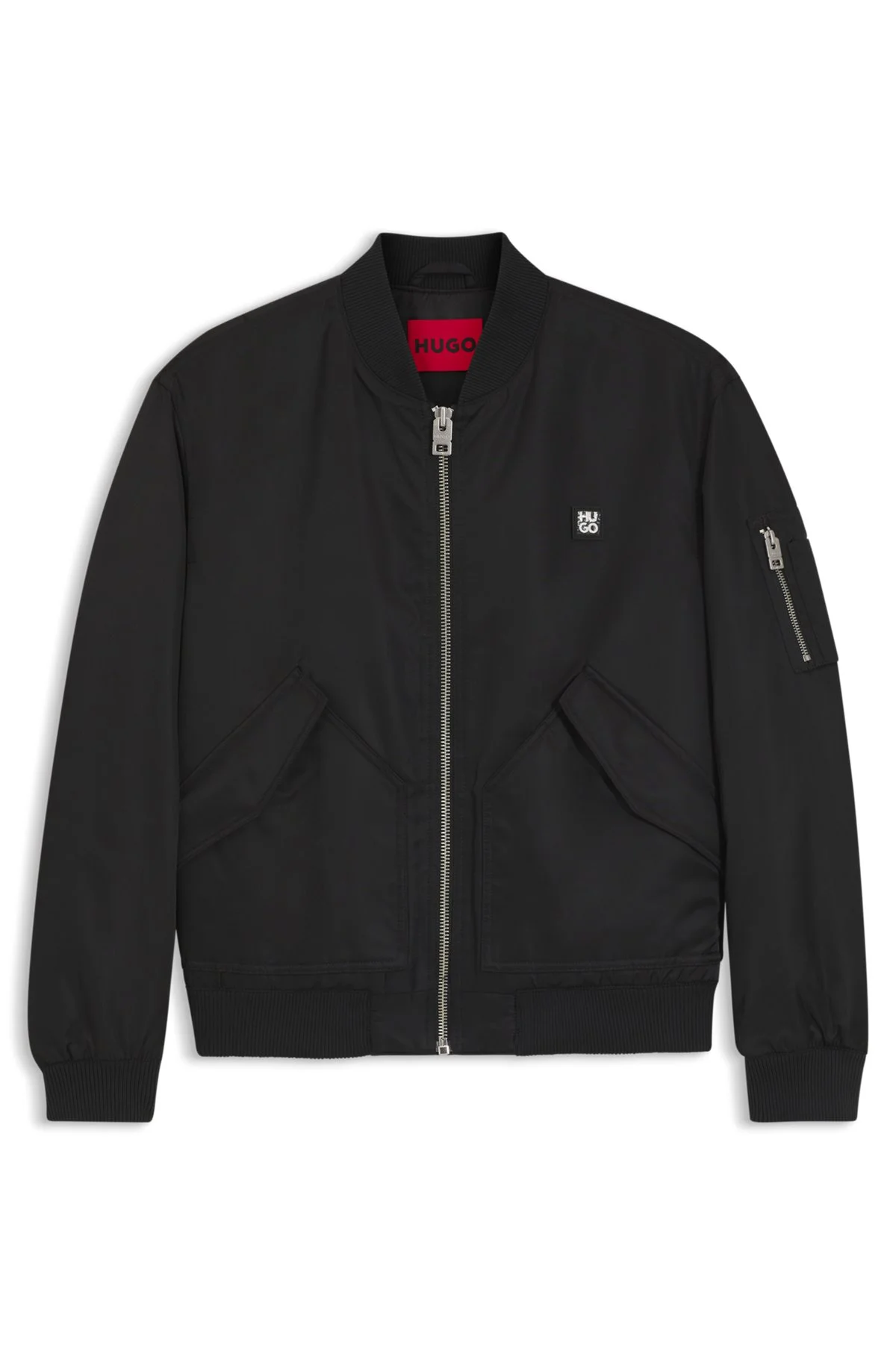 STACKED-LOGO BOMBER JACKET WITH WATER-REPELLENT FINISH - 1