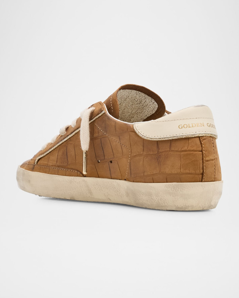 Super-Star Croco Leather Low-Top Sneakers 5