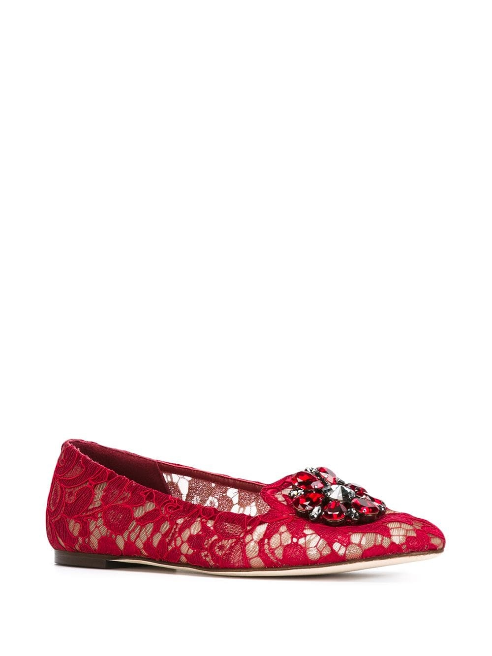 Vally Taormina lace ballerina shoes - 2