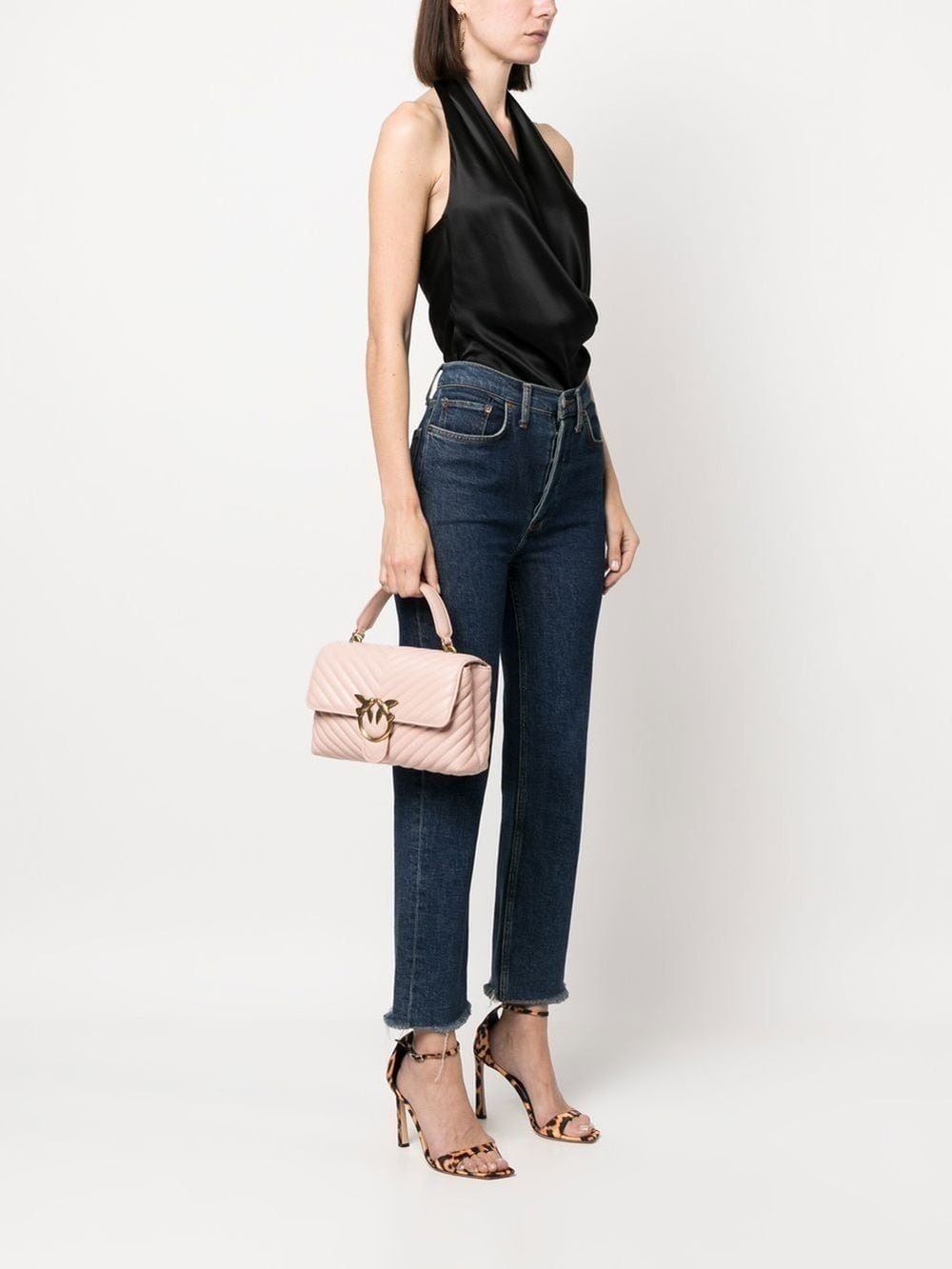 Love Birds quilted tote - 2