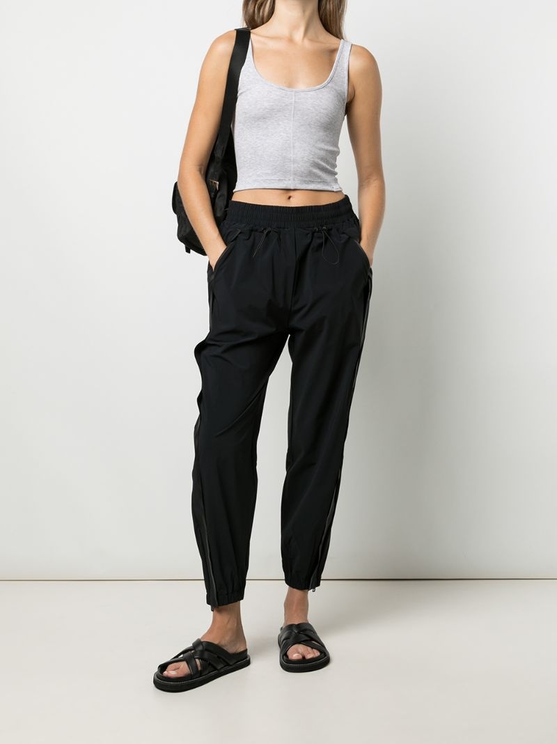 Track-less cropped track pants - 2