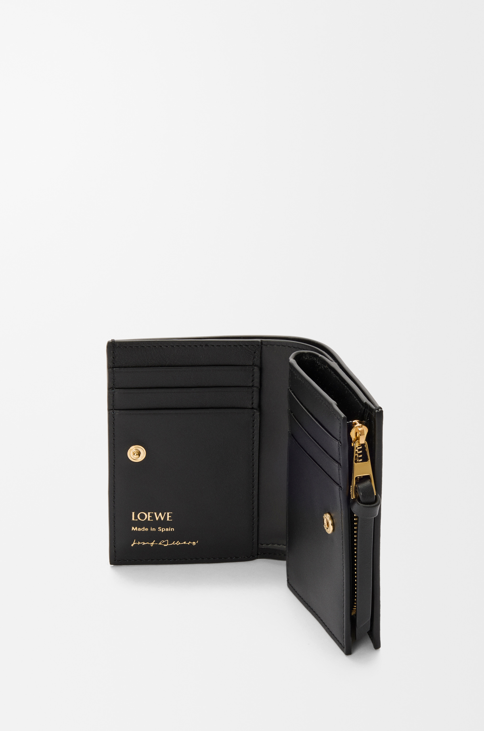 Compact wallet in nappa calfskin - 3