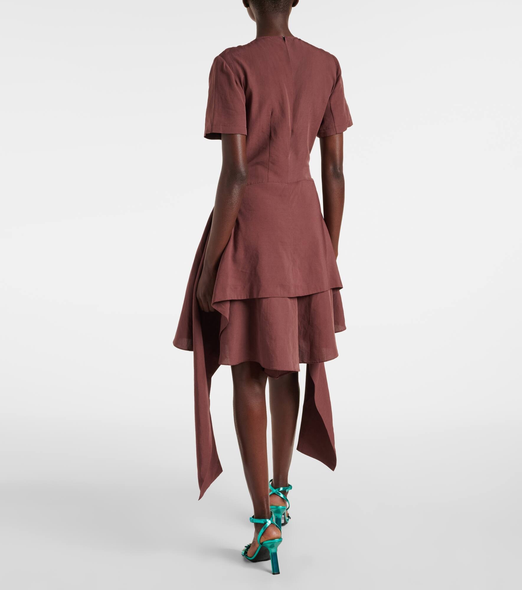 Paula's Ibiza tie-detail midi dress - 3