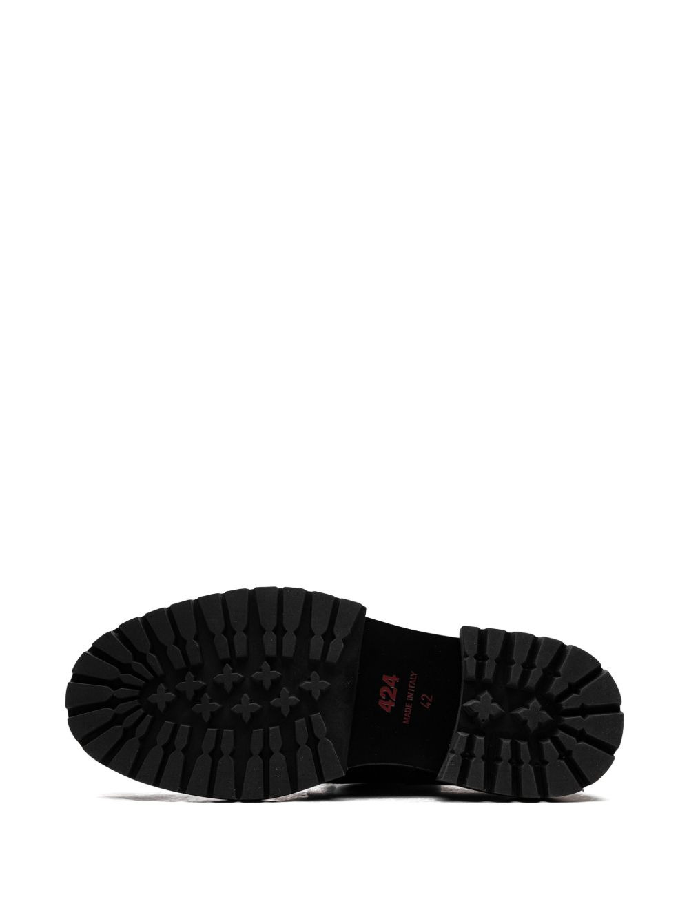leather derby shoes - 4