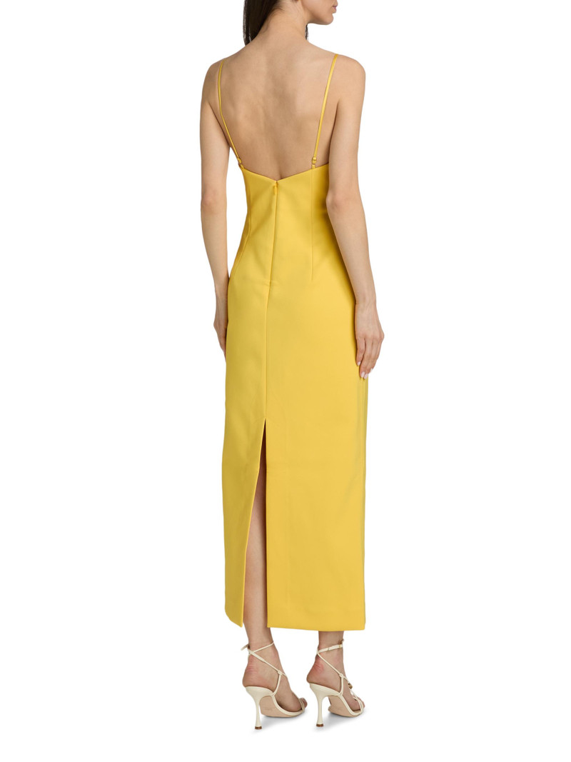 Women's Ellicombe Organza Pleat Midi-Dress - Daffodil 5