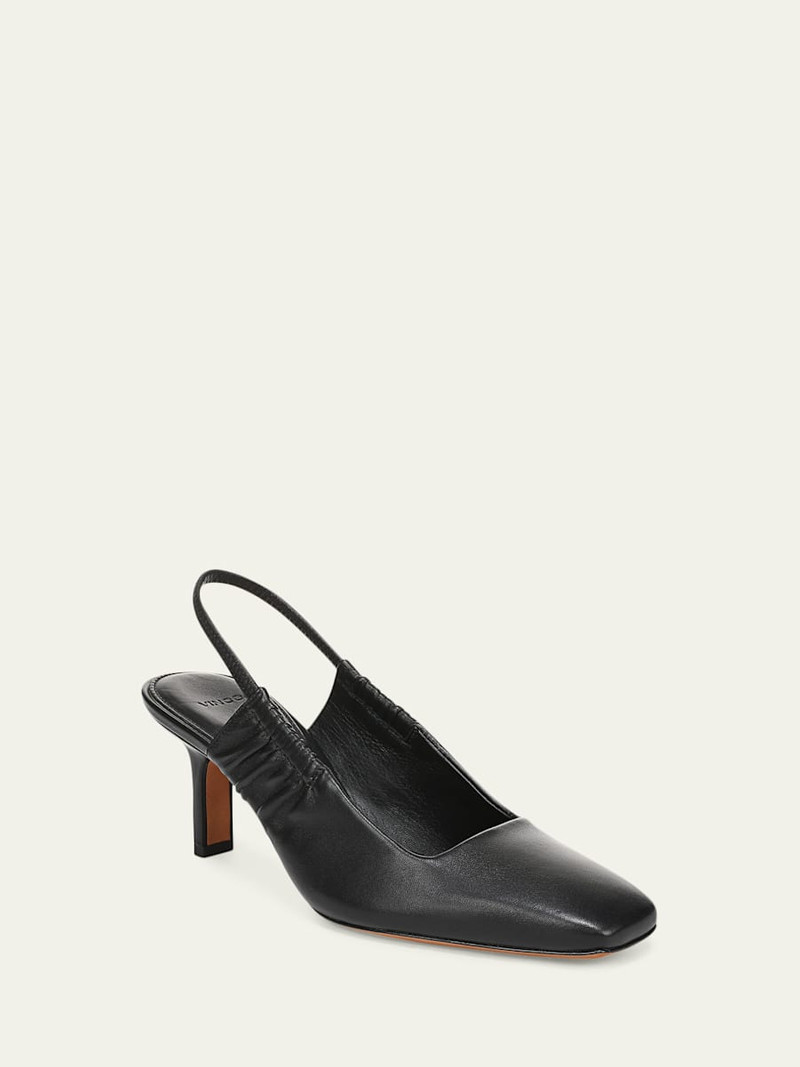 Vince 65mm Venice Leather Slingback Pumps outlook