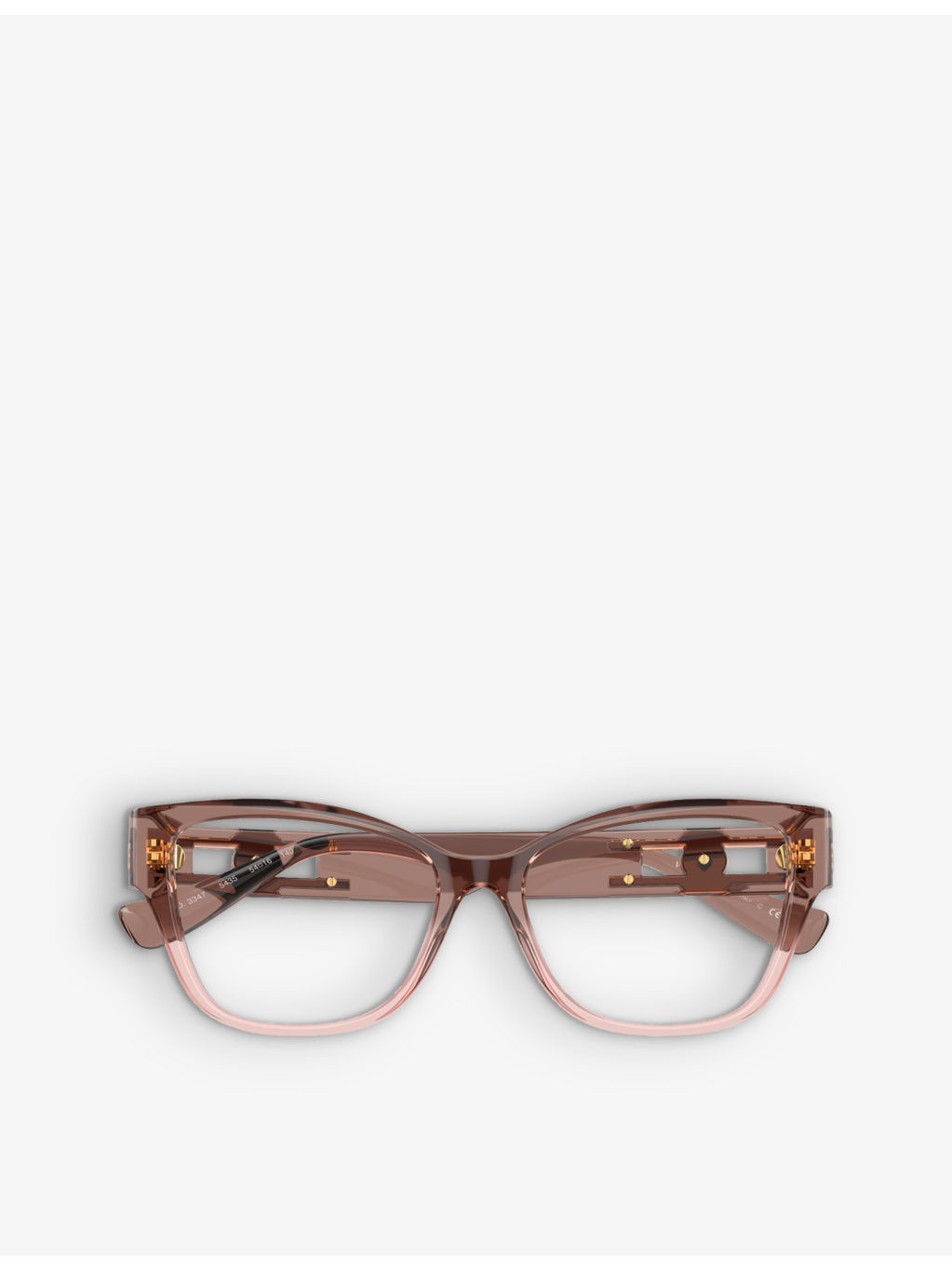 VE3347 pillow-frame acetate glasses - 5
