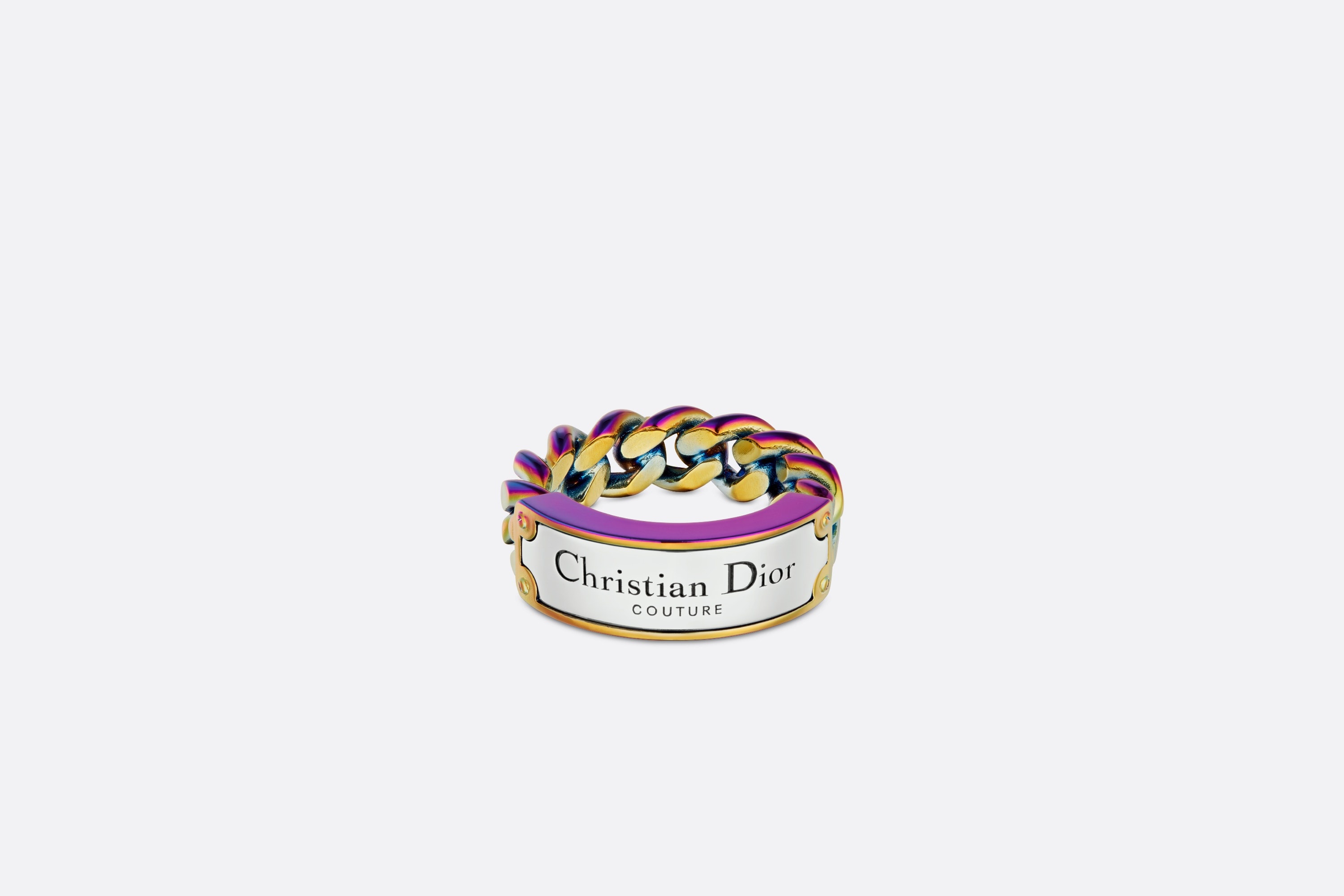 Christian Dior Couture Chain Link Ring - 2