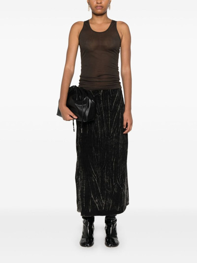 AMI Paris sheer tank top outlook