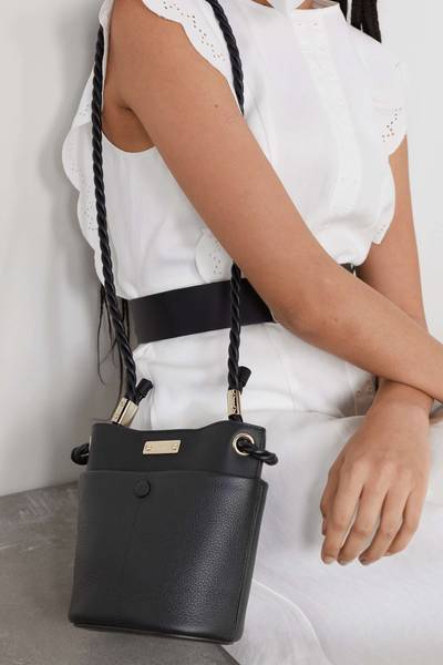 Chloé Key small smooth and textured-leather bucket bag outlook