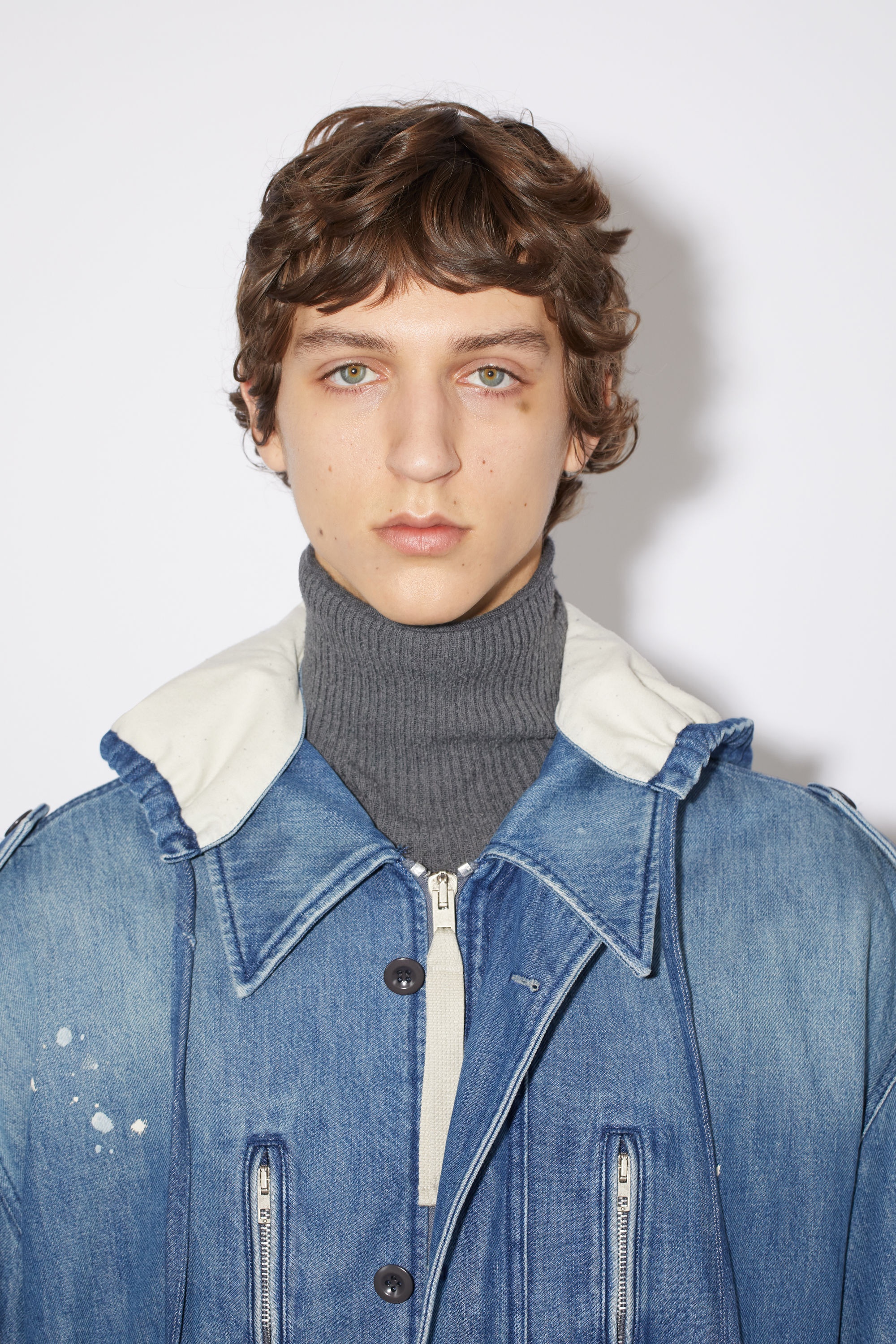 Denim parka - Mid Blue - 6