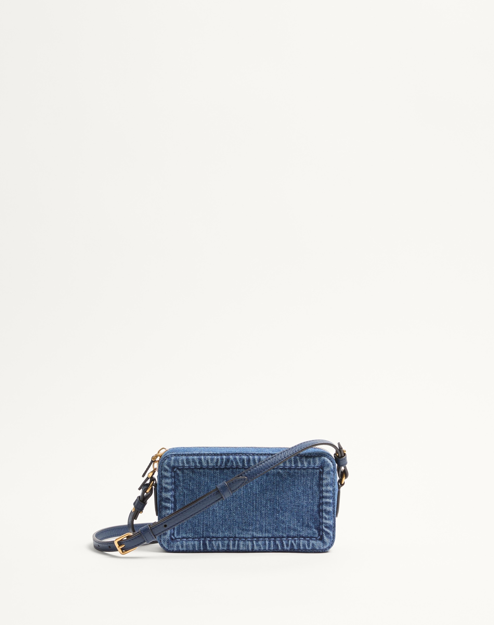 VALENTINO GARAVANI ALLTIME MINI DENIM SHOULDER BAG - 4