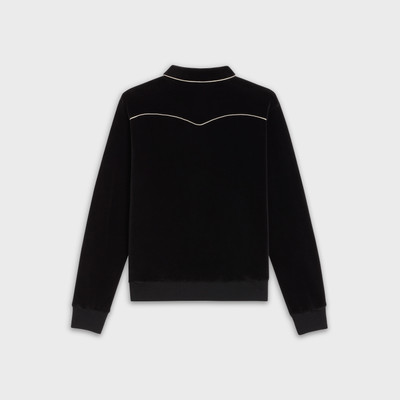 CELINE TRIOMPHE JERSEY SWEATSHIRT IN VELVET outlook