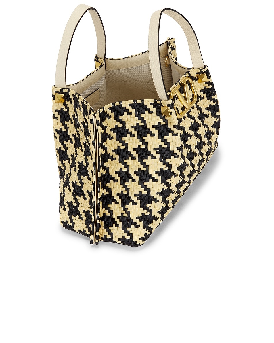 V Logo Signature Medium Tote Bag - 5