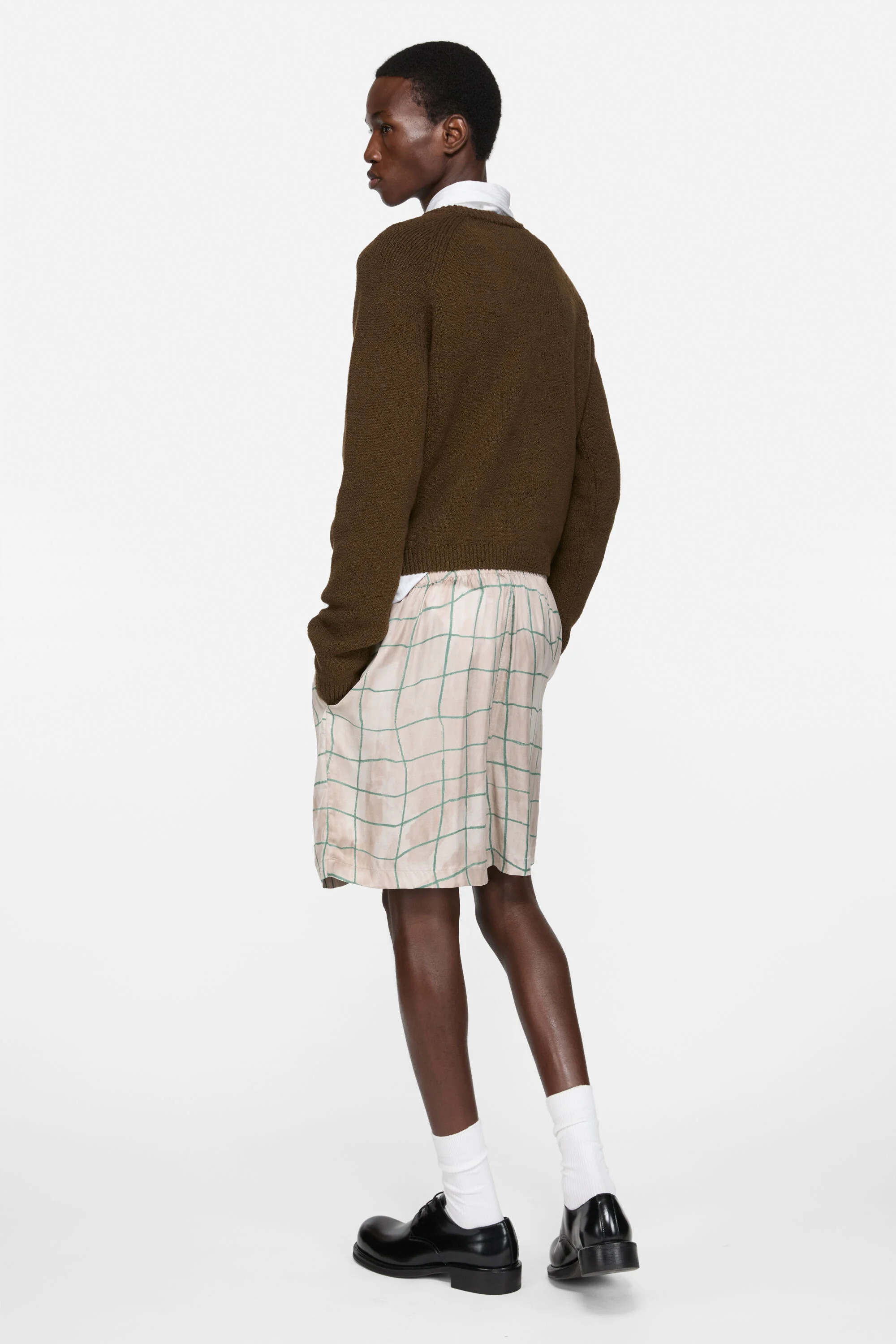 Check Shorts - Pink/grey - 3