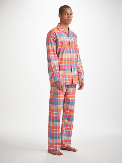 Derek Rose Men's Classic Fit Pyjamas Barker 36 Cotton Multi outlook