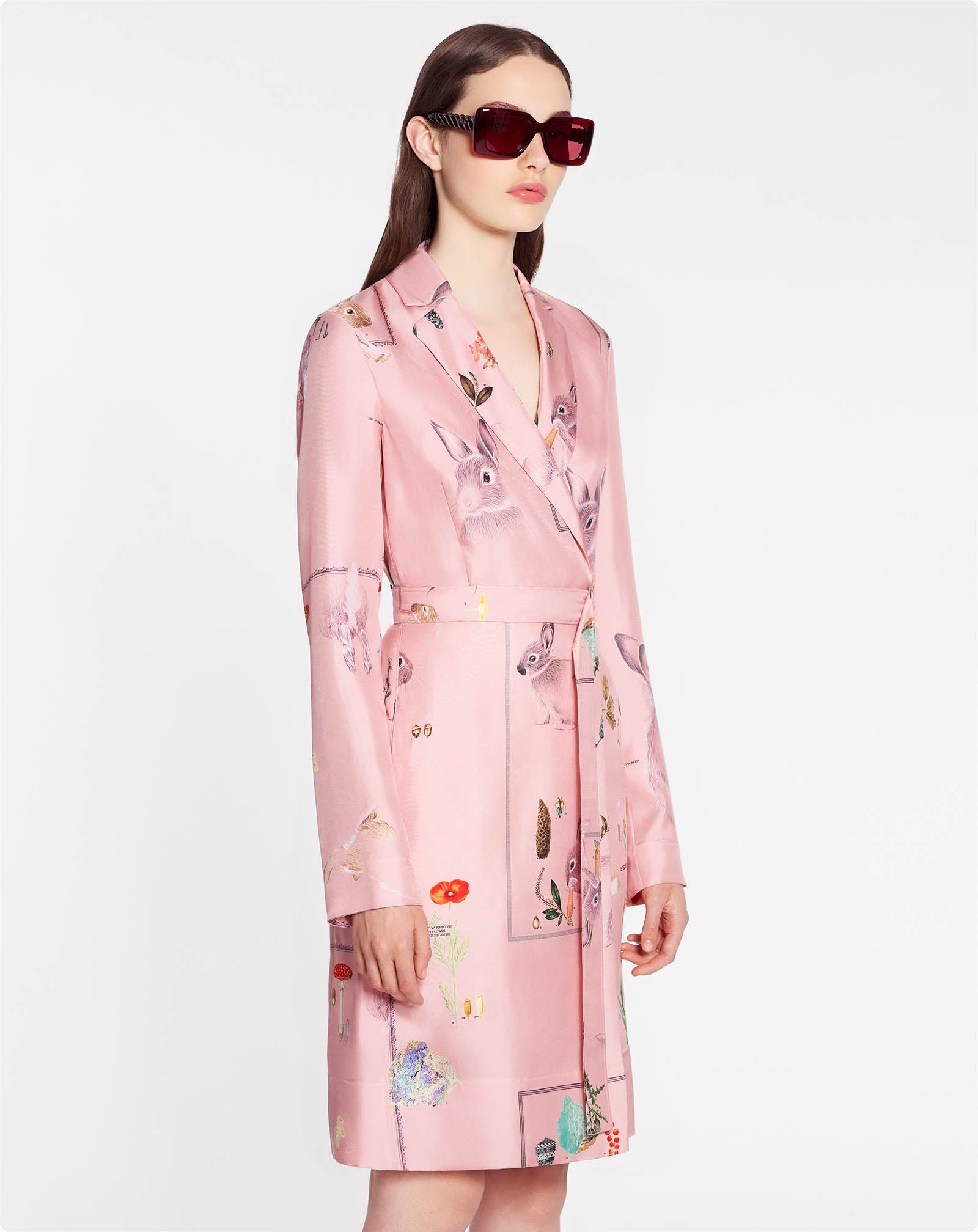 SHIRT DRESS IN PRINTED SILK - 3
