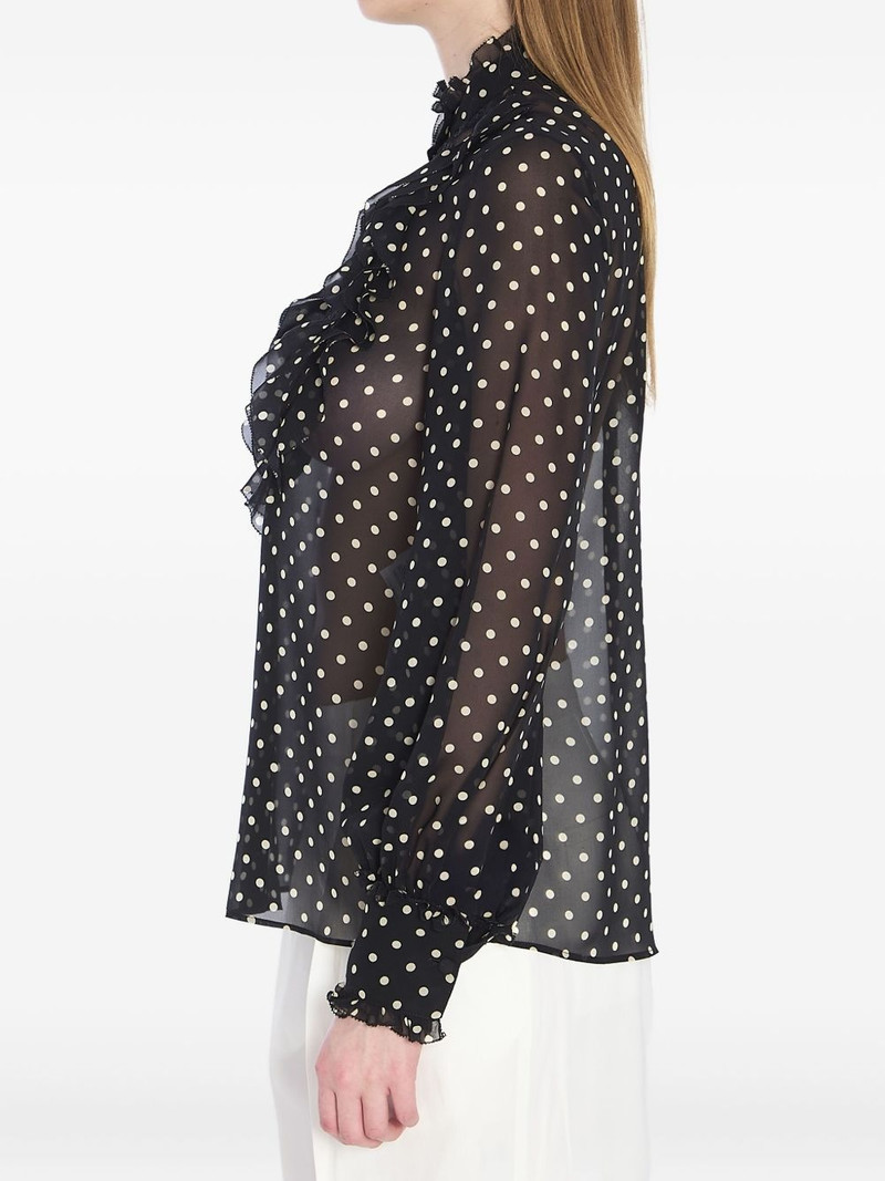 Valentino polka dot-print shirt outlook