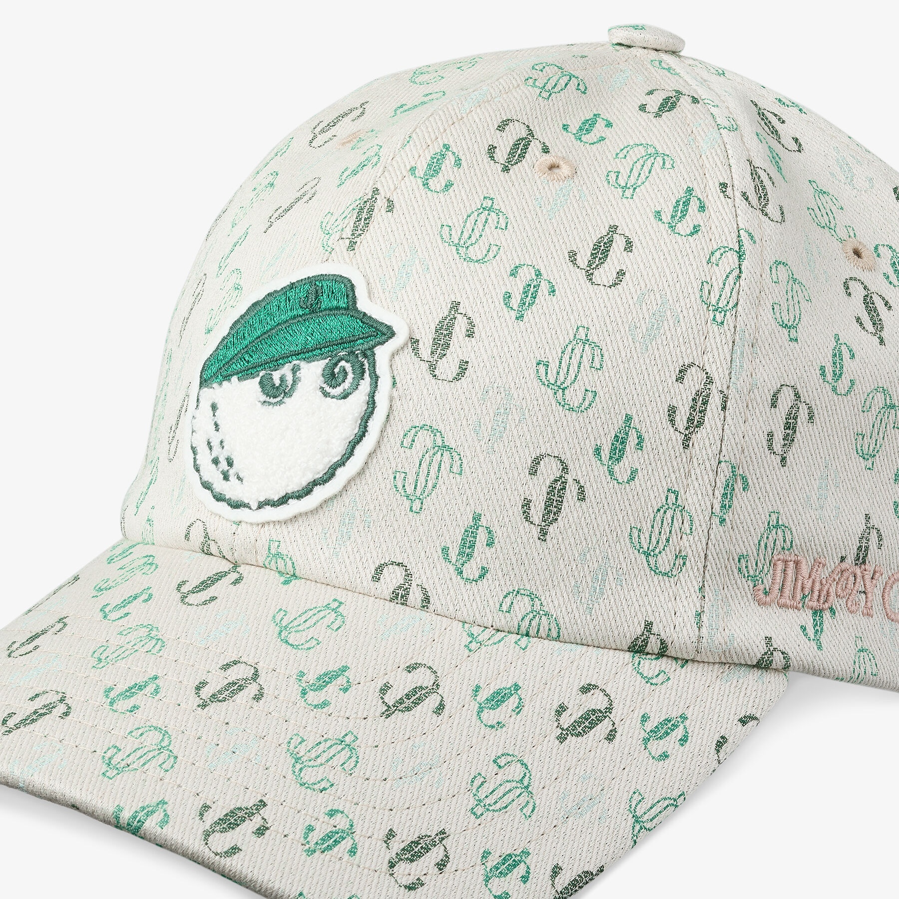 Jimmy Choo / Malbon 2.0 Monogram Cap
Monogram Embroidered Cotton Cap - 3